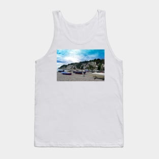 Beer beach Jurassic Coast Devon England Tank Top